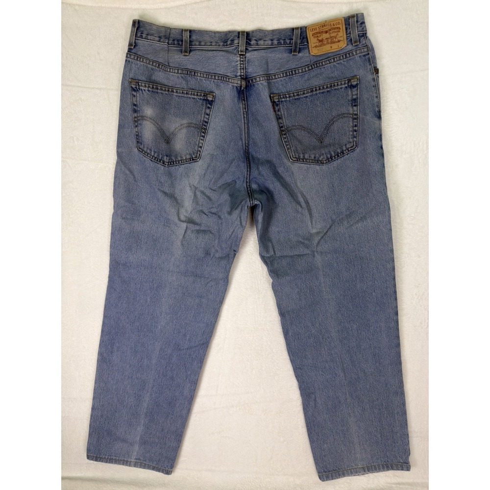Levis 550 Jeans Mens 40x32** Blue Straight‎ Relaxed Light Wash American Workwear - Picture 2 of 10